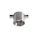faretto led 8w 48v. 3000k ip20 gealuce cilindro colore nickel