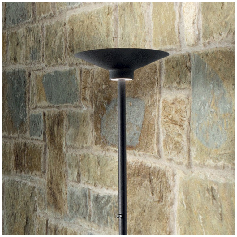 piantana ypsilon 48w luce calda 3000k gealuce nero