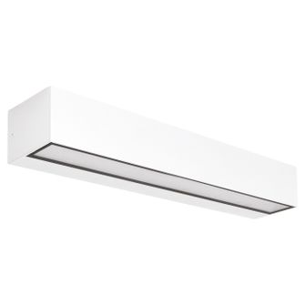 Applique LED 2x18W CCT Gealuce rettangolare bianco grande IP65