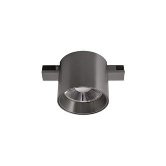 Faretto LED 8W 48V. 3000K IP20 Gealuce cilindro colore nickel scuro