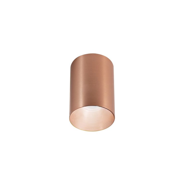 plafoniera led 10w 3000k gealuce cilindro bronzo ip20 