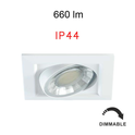 faretto led da incasso 8w 220/240v 4000k bianco ip44 beneito faure 3950