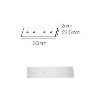 Accessorio giunzione lineare senza spazi per MAGNET TRACK SURFACE BENEITO FAURE bianco