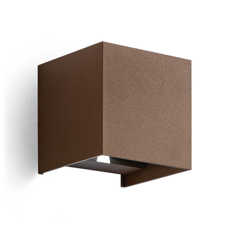 Applique HENK-Q 2x5W luce naturale 4000K GEALED ruggine IP54