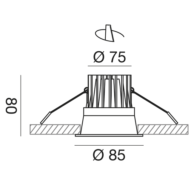 faretto-da-incasso-celia-10w-luce-calda-3000k-gealed-piccolo-bianco