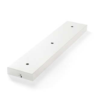 Rosone rettangolare GSOB40 3 fori GEALUCE bianco