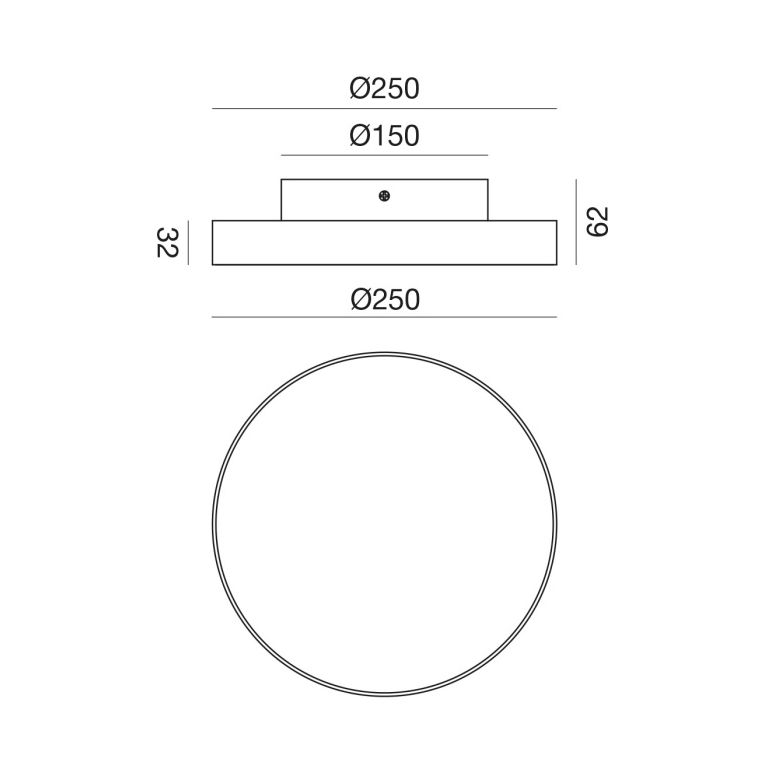 plafoniera led 24w cct gealuce rotondo bianco ip65