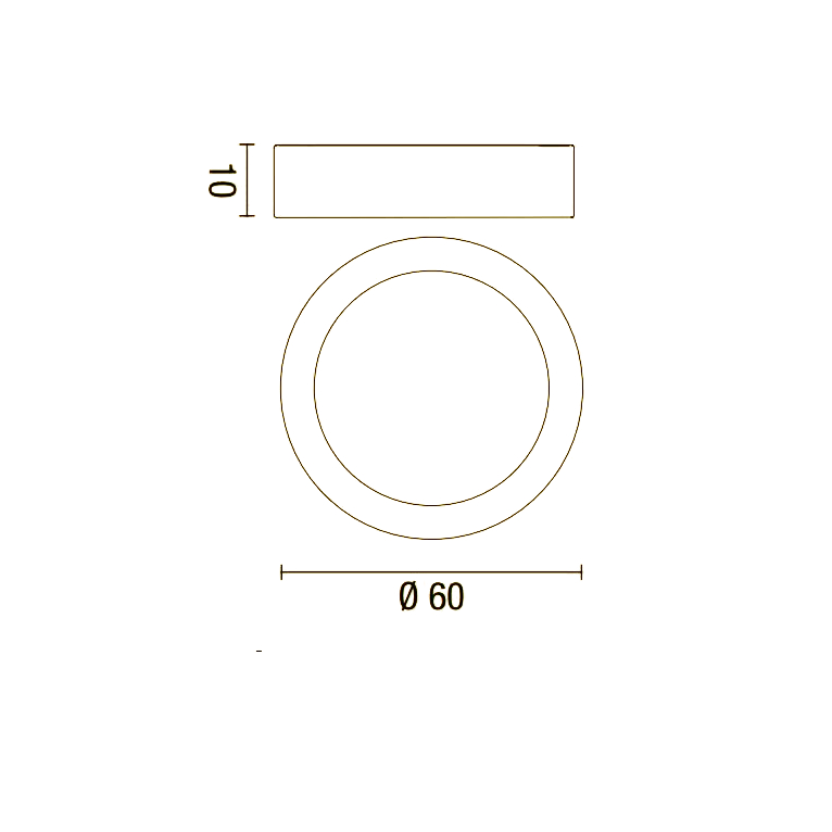 plafoniera band diodi 35w luce calda 3200k affralux bianco medio