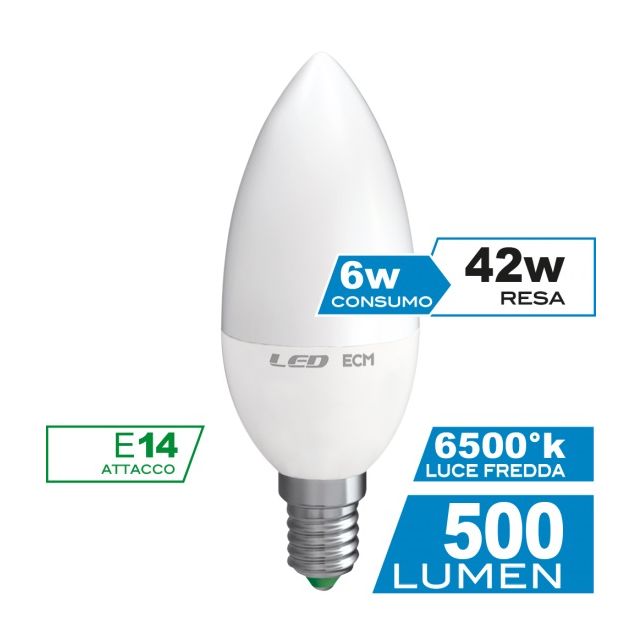 lampadina-led-candela-e14-6w-luce-fredda-6000k-ecoman
