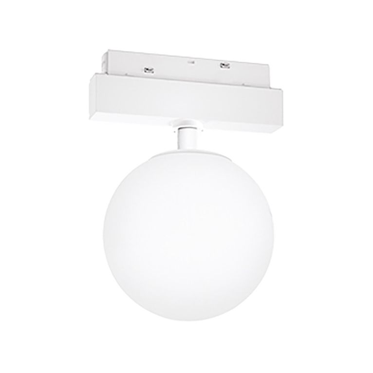 faretto led 6w 48v 3000k sfera colore bianco gealuce ip20