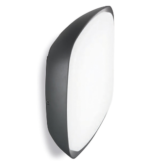 Plafoniera ASMAN 20W luce naturale 4000K GEALED antracite IP65