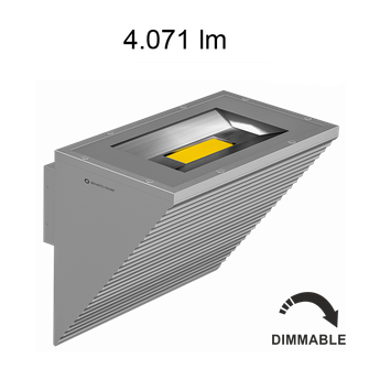 Faretto COMET 40W luce calda 2700K BENEITO FAURE grigio IP65 IK08