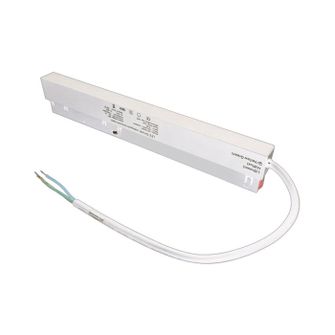 Alimentatore 200W ad incastro magnetico per binari 48V. Bianco Gealuce