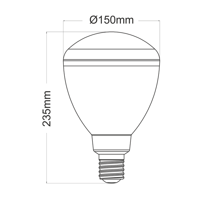 lampadina-led-cup-e40-45w-luce-calda-830-beneito-faure