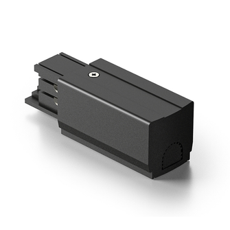 Testata di alimentazione GBIT04 per binario GBIN02 GEALED nero