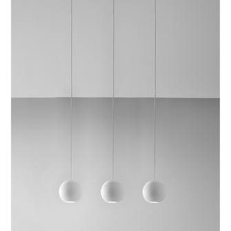 Lampadario GUYA 24W luce calda 3000K GEALUCE 3 luci bianco