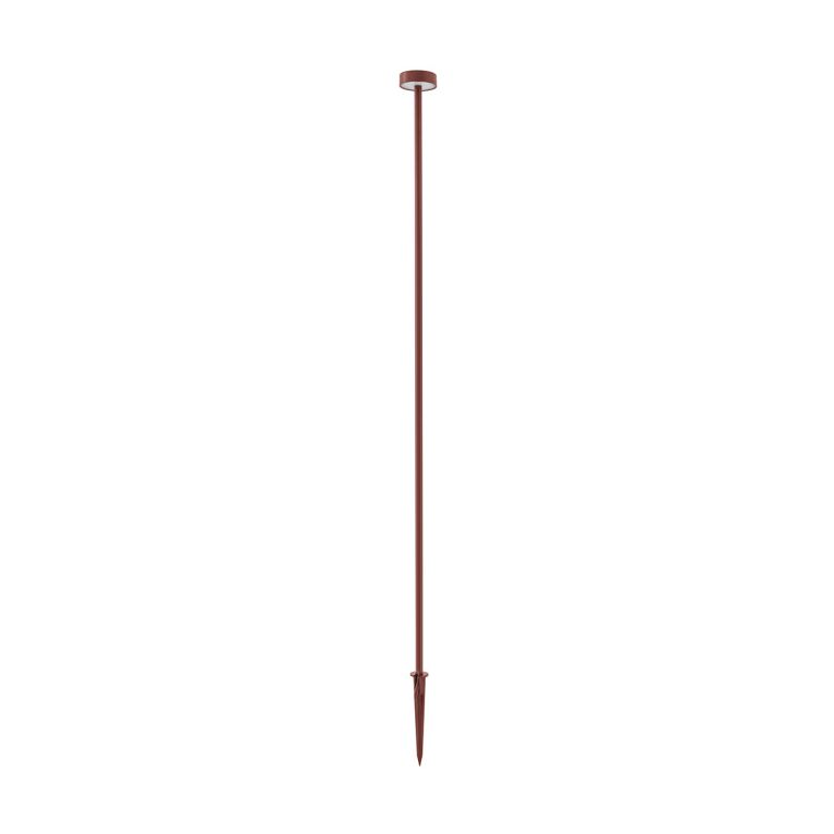 paletto da giardino 1.5w 3000k marrone ip65 gealuce 80cm