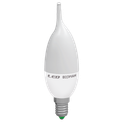 lampadina led colpo di vento e14 6w luce calda 3000k ecoman vetro ghiaccio