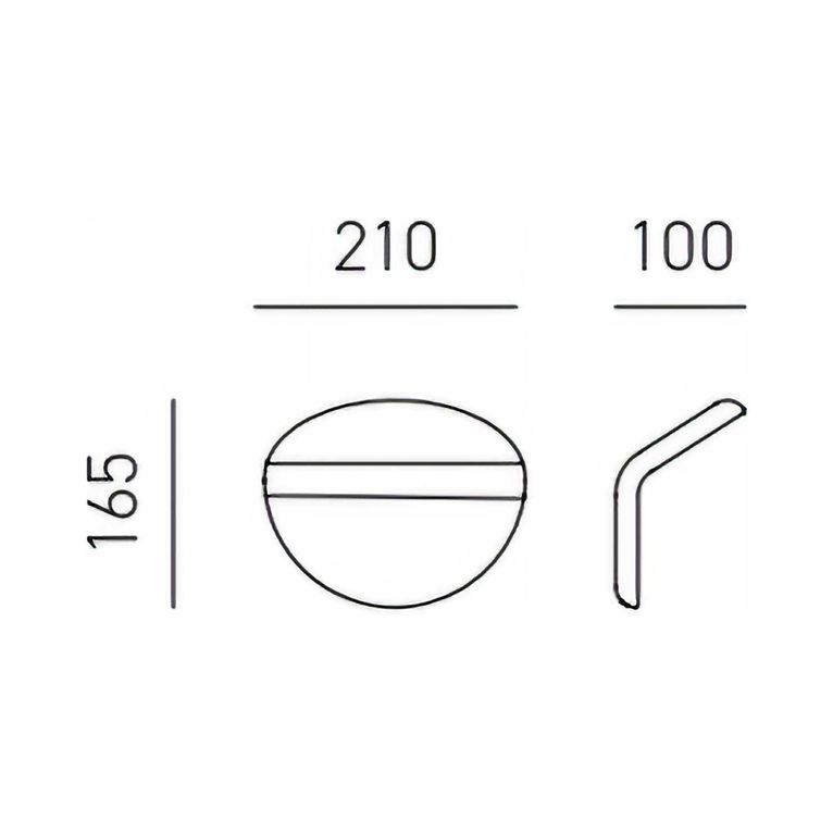 applique led 15w 3000k nero ip20 gealuce plug a