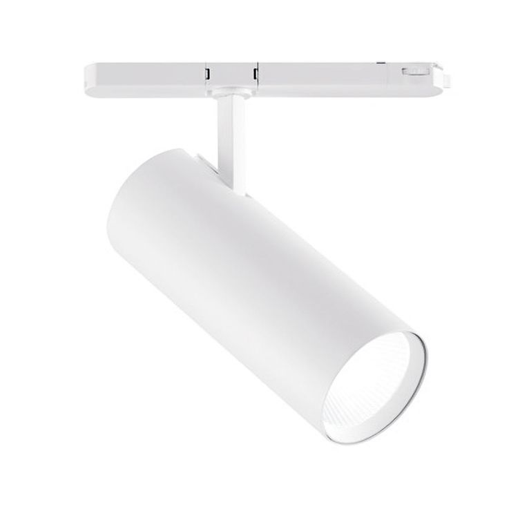 faretto da binario 40w luce calda 3000k bianco gfa972c gea luce