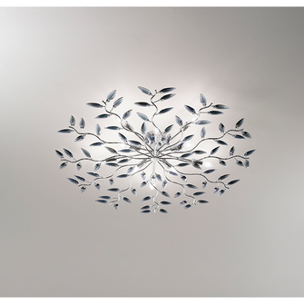 Plafoniera CRYSTALLIVS 10 x E14 AFFRALUX cromo/fumè XL