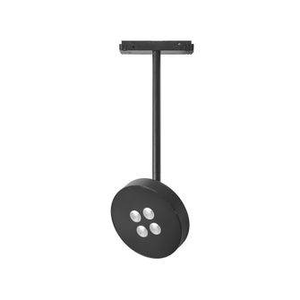 Faretto da binario JESI 12W luce calda 3000K GEALUCE nero