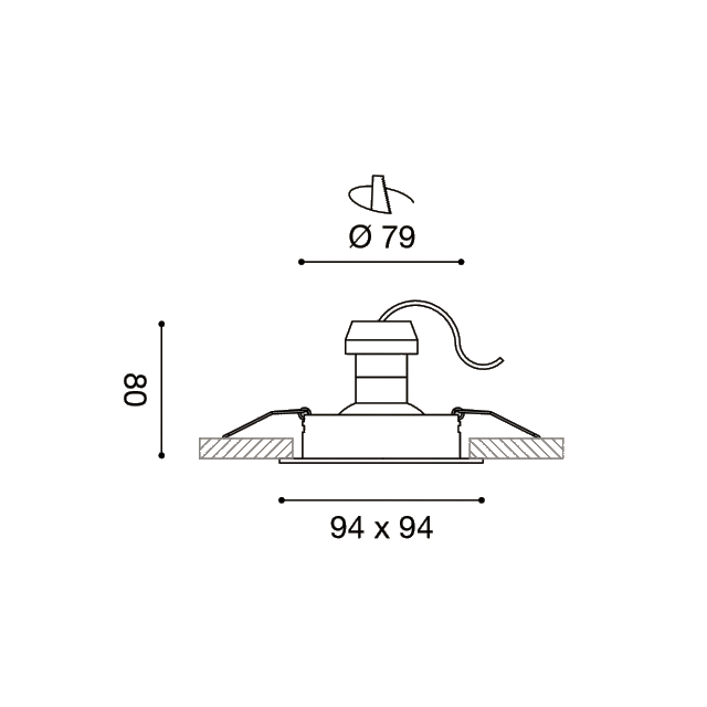 faretto-zenit-gu10-gealed-quadrato-nero-ad-incasso-orientabile