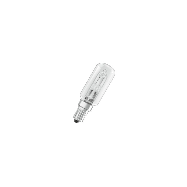 lampadina alogena halolux t e14 40w tubolare luce calda