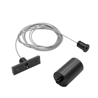 Kit sospensione per binario 48V GBIN40. Colore nero Gealuce 