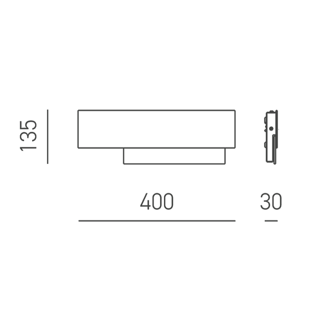 applique-doha-15w-luce-calda-3000k-gealuce-piccolo-acciaio