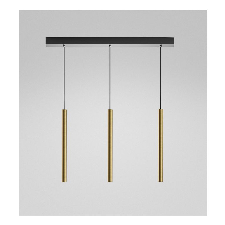 lampadario 3 luci led 21w 3000k oro ip20 gealuce thalassia s/3p