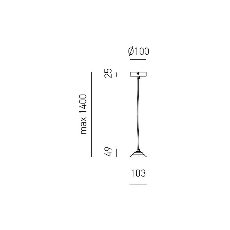 sospensione per lampadario alice e27 gealuce ottone piccolo