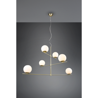 Lampadario a sospensione serie PURE a 6 sfere Trio Lighting 302000608