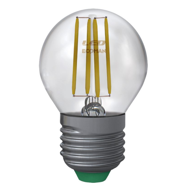 lampadina-led-sfera-e27-6w-luce-calda-3000k-ecoman-vetro-trasparente