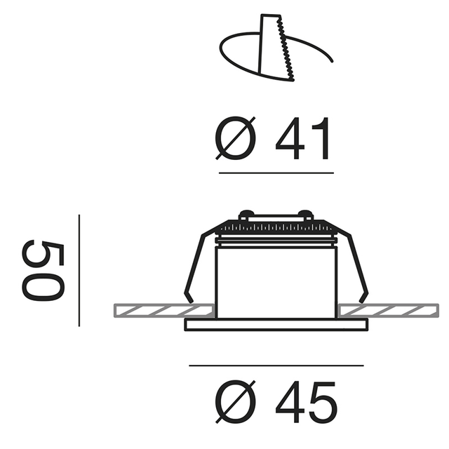 faretto-gaia-4w-luce-naturale-4000k-gealed-tondo-ad-incasso-bianco