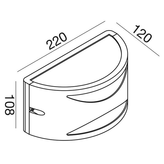 applique-nami-e27-gealed-antracite-ip54
