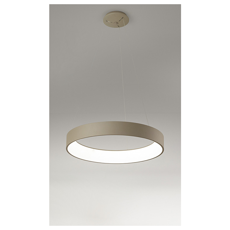 lampadario band diodi 90w luce calda 3200k affralux sabbia grande