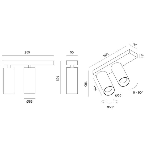 faretto-doppio-orientabile-led-2x12w-3000k-nero-gealuce-ip20