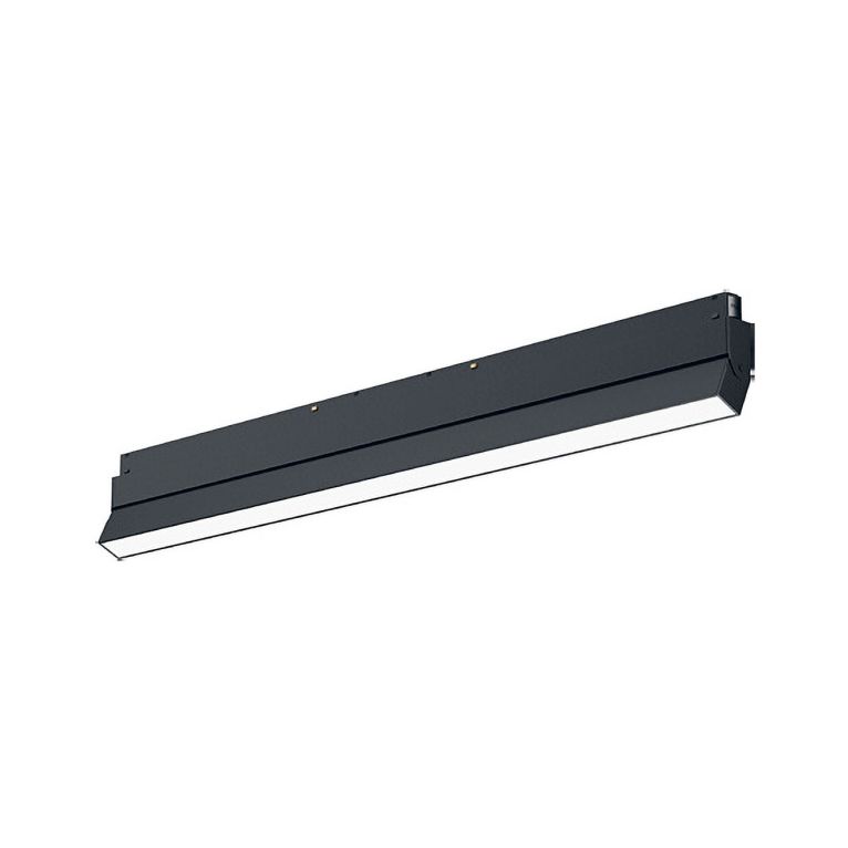 reglette orientabile da binario 48v 24w 3000k nero gealuce