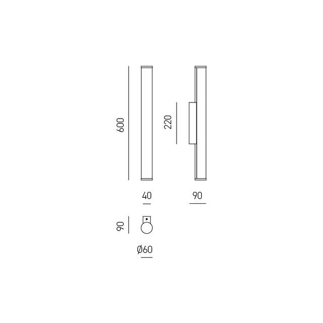 applique-polar-14w-luce-calda-3000k-gealuce-bianco-grande-ip44