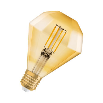 Lampadina LED VINTAGE EDITION E27 4.5W luce calda 827 Ledvance Osram DIAMOND