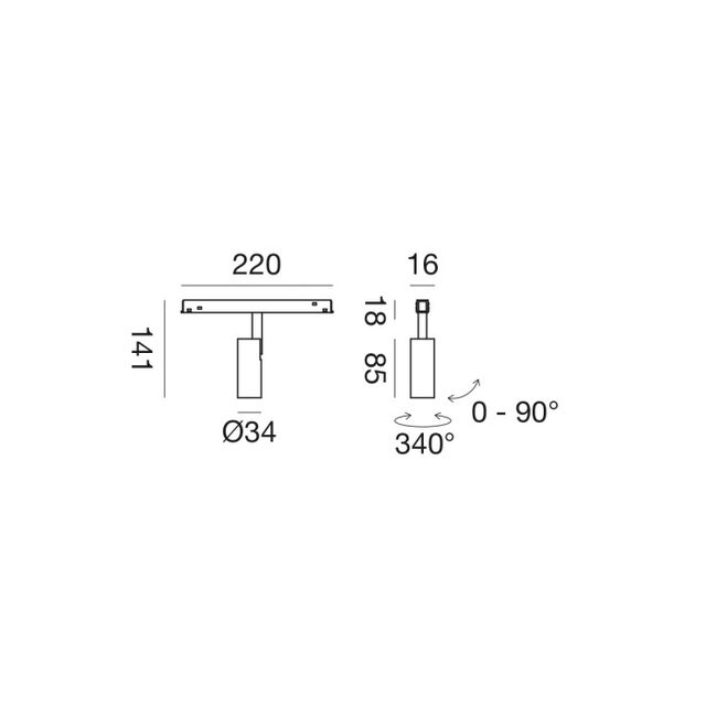 faretto-orientabile-led-8w-48v-3000k-colore-oro-gealuce-ip20