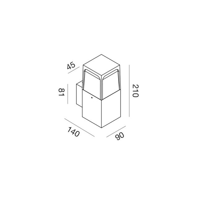 applique-e27-gealuce-antracite-ip44