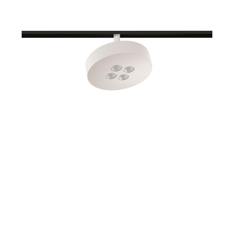 faretto led per binario magnetico 12w 48v 3000k bianco ip20 cookie beneito faure 4773