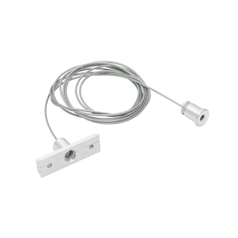 kit sospensione 1 cavo per binario 48v gbin40. colore bianco gealuce 