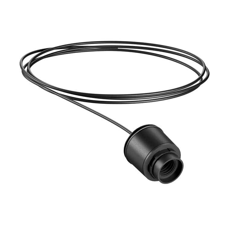 sospensione per lampadario e27 gealuce nero ip20 numa m sr