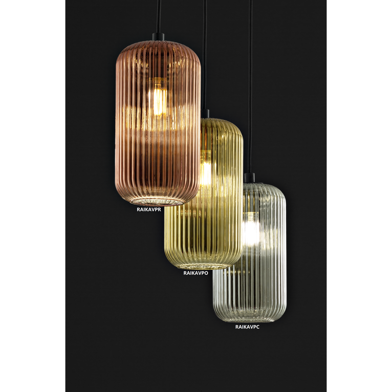 vetro soffiato e27 gealuce oro specchiato ip20 raika v/p