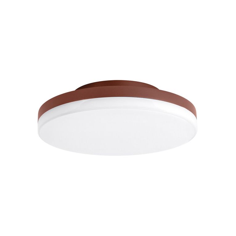 plafoniera led 24w cct gealuce rotondo marrone 250mm ip65