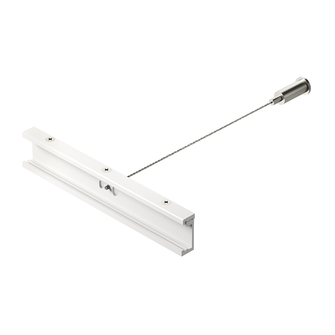 Accessorio kit sospensione staffa GBIS03 per binario GBIN01 GEALED bianco