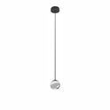 lampadario bora suspension 8.5w luce calda 3000k beneito faure cromo superficie